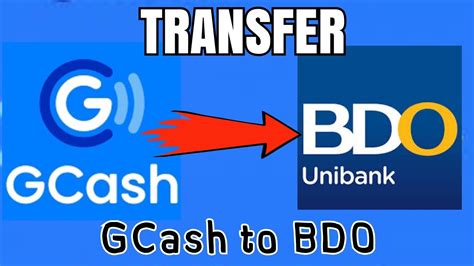 bank transfer gcash to bdo